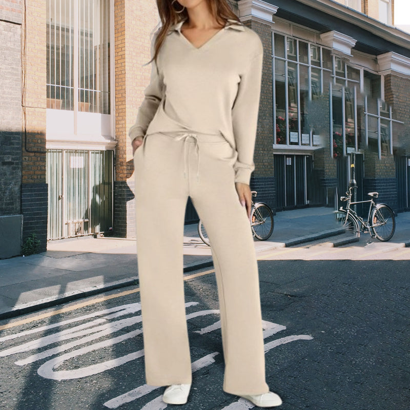 Lize| Moderen in sproščen dvodelni komplet za ženske z dolgimi rokavi 🌟👗