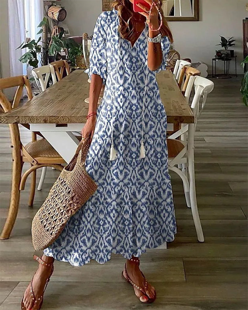 Odelia - Poletna boho obleka