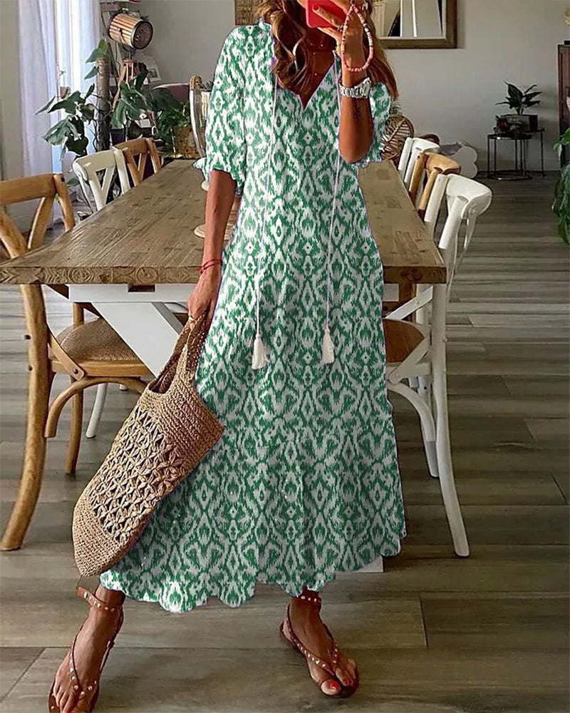 Odelia - Poletna boho obleka