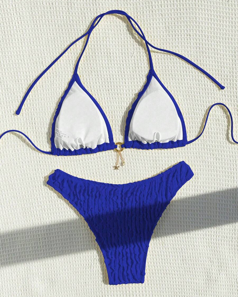 Bikini Sexy Enodelni Dva Kosa Trikotnik