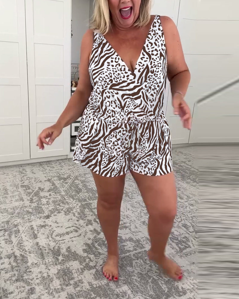Slim Fit kopalke z zebra vzorcem