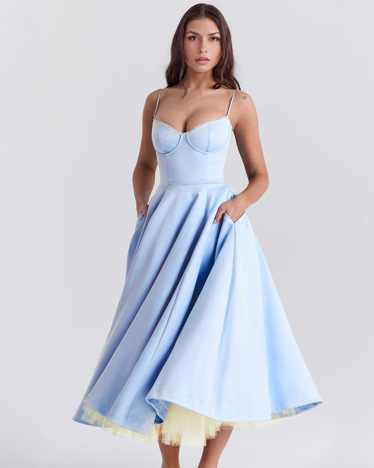 Midi obleka Selene