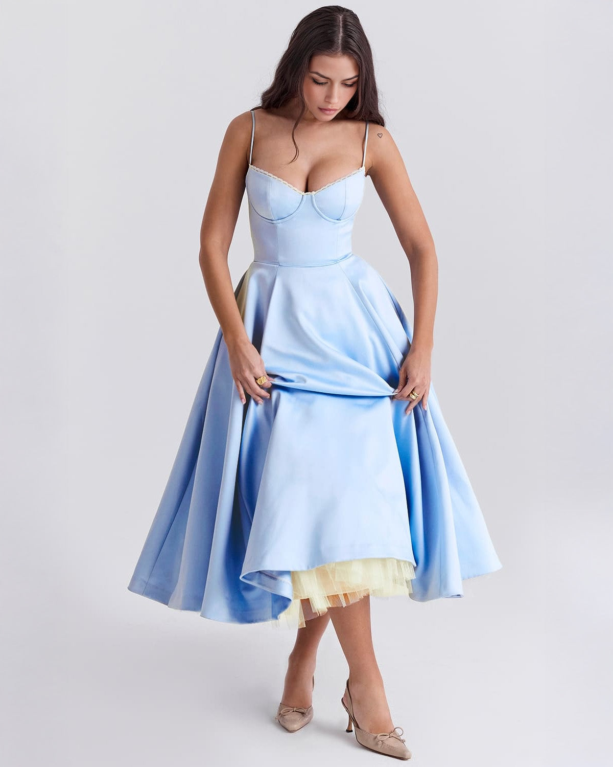 Midi obleka Selene