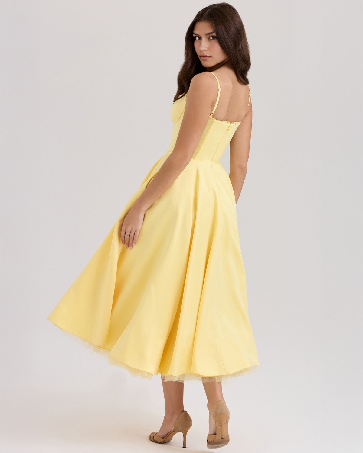 Midi obleka Selene