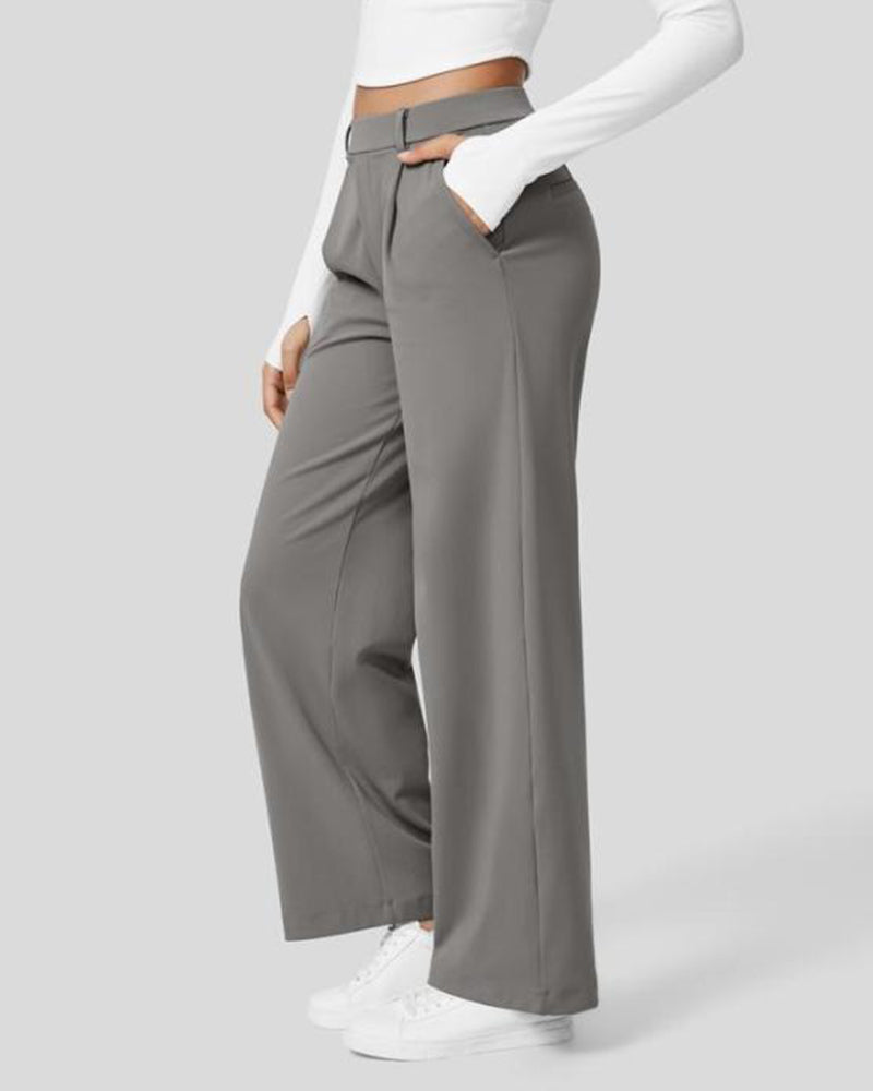 Abby|Pantalon de Costume Décontracté avec Poche