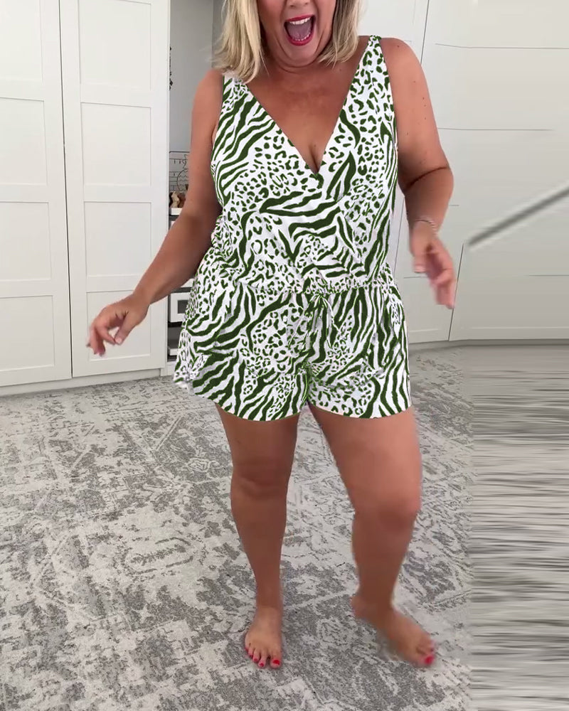 Slim Fit kopalke z zebra vzorcem