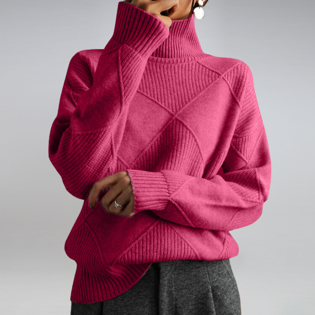 Adelle | Udoben pulover s turtleneckom