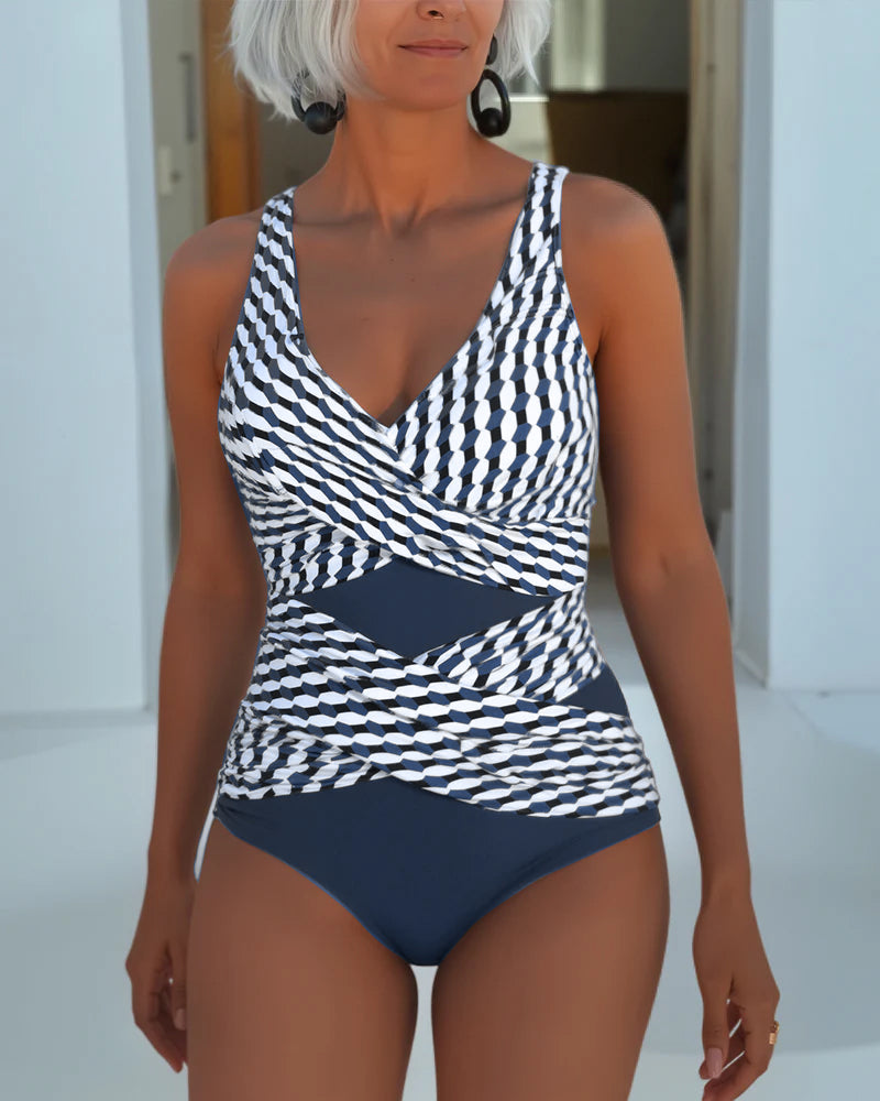 Bikini Design Croisé Médiéval pour Vêtements de Plage Décontractés