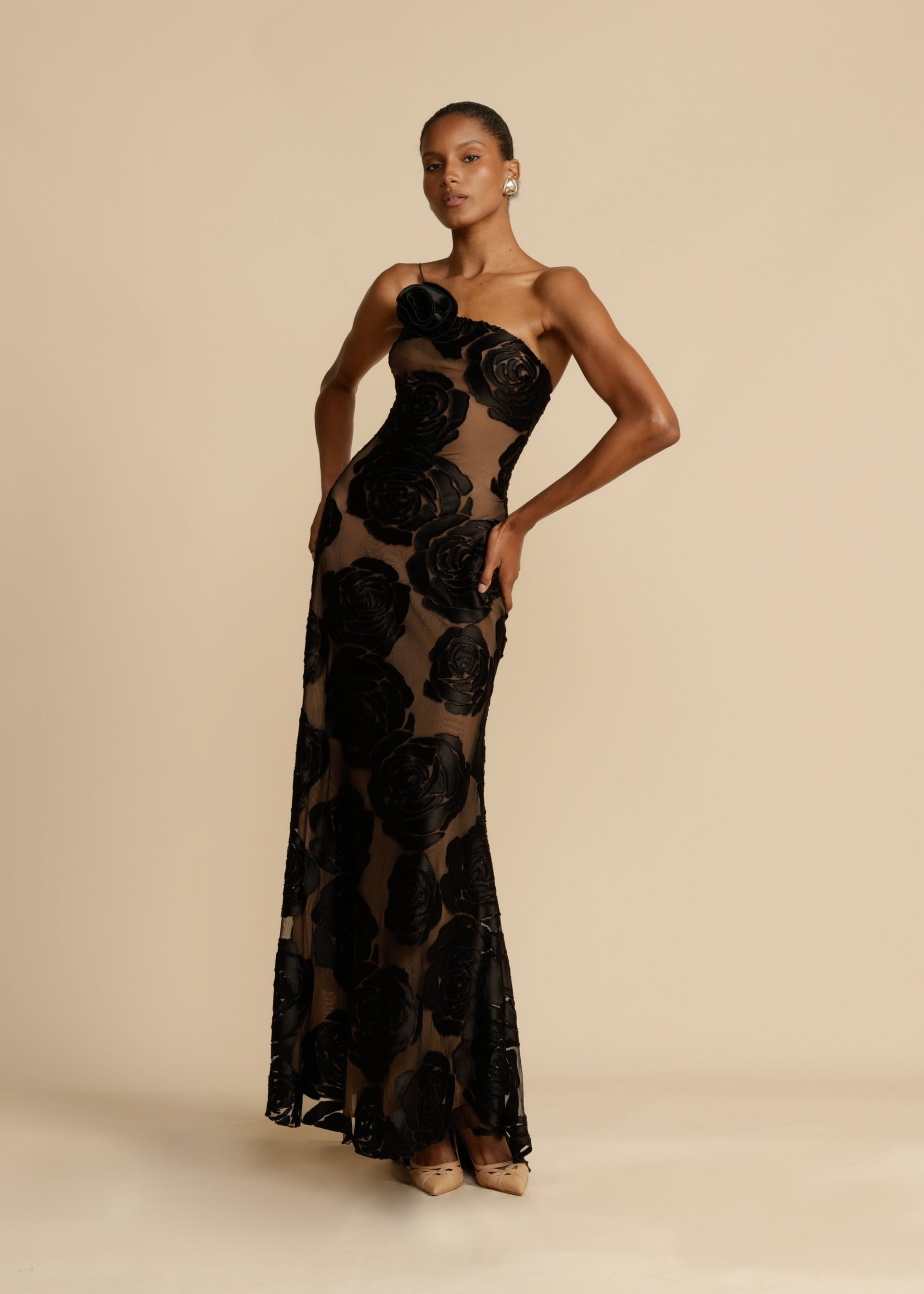 Arcina | Robe longue à imprimé
