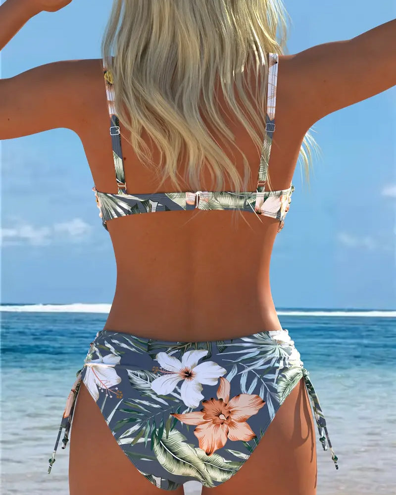 Bikini Deux Pièces Avec Motif Imprimé – Tendance