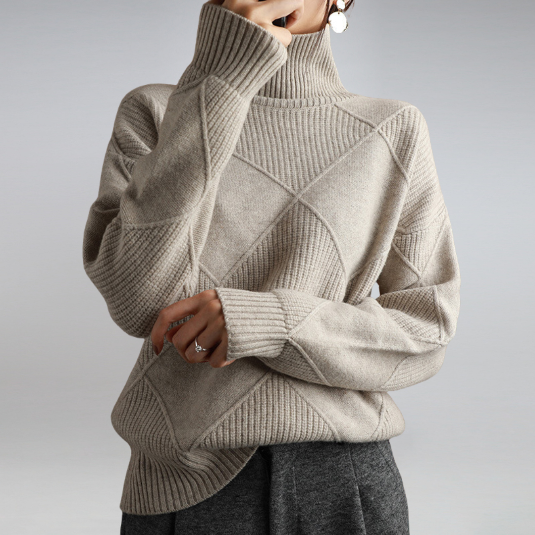 Adelle | Udoben pulover s turtleneckom