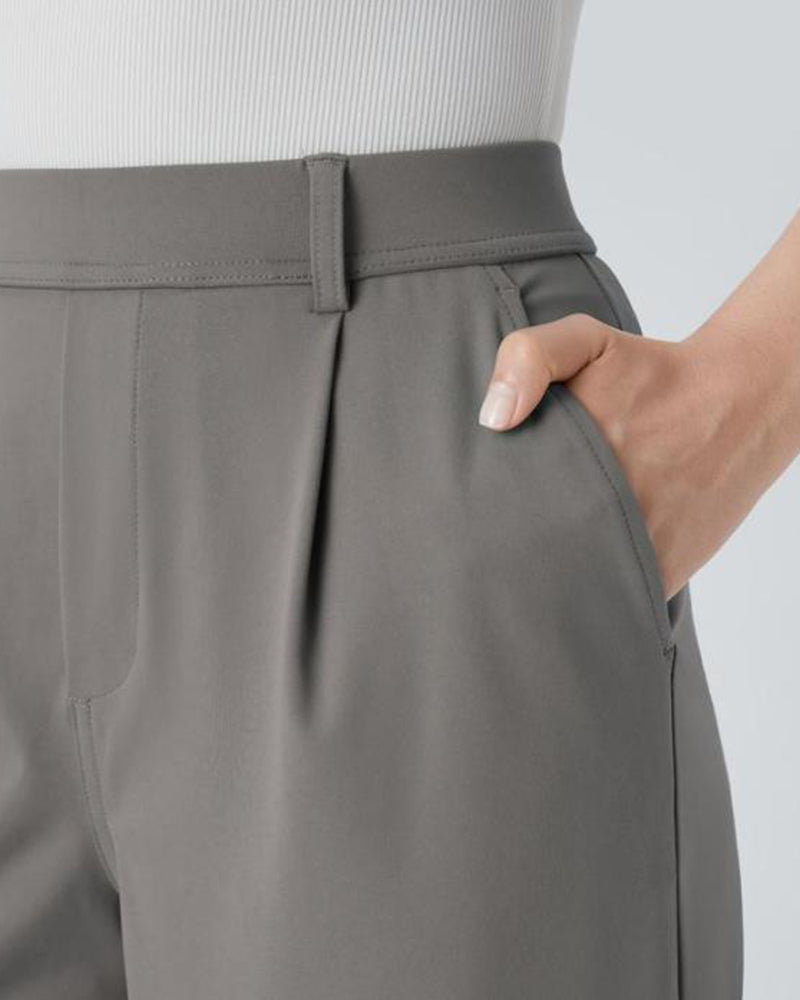 Abby|Pantalon de Costume Décontracté avec Poche