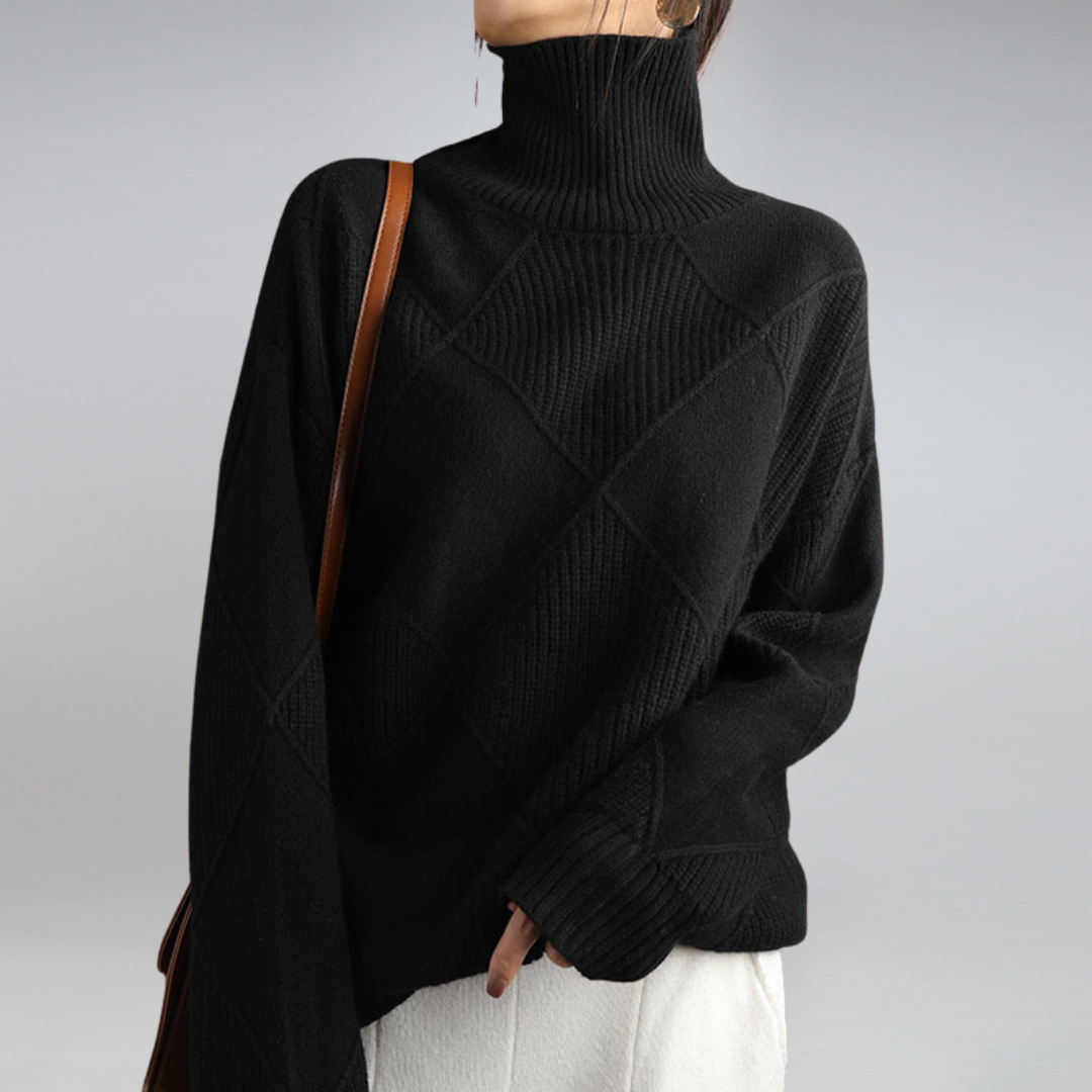 Adelle | Udoben pulover s turtleneckom