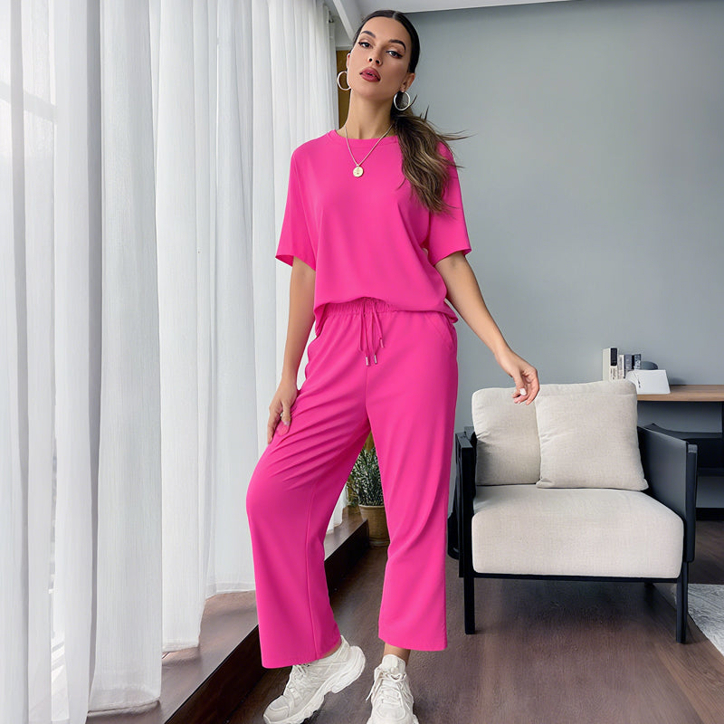 Sanne| Sproščena majica in hlače za ženske