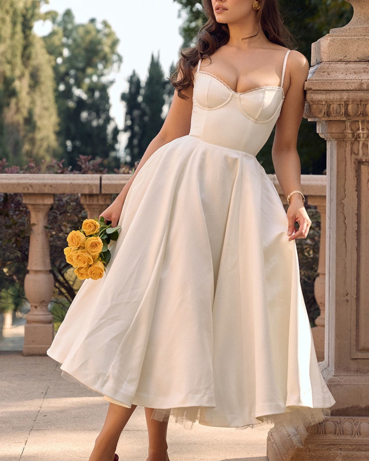 Midi obleka Selene