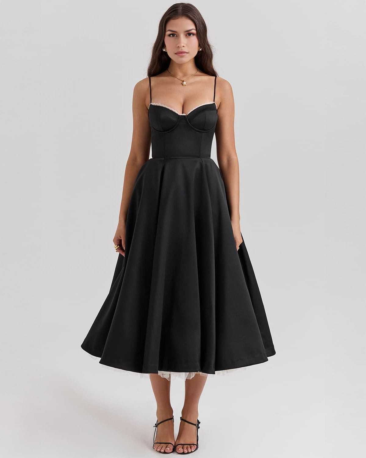Midi obleka Selene