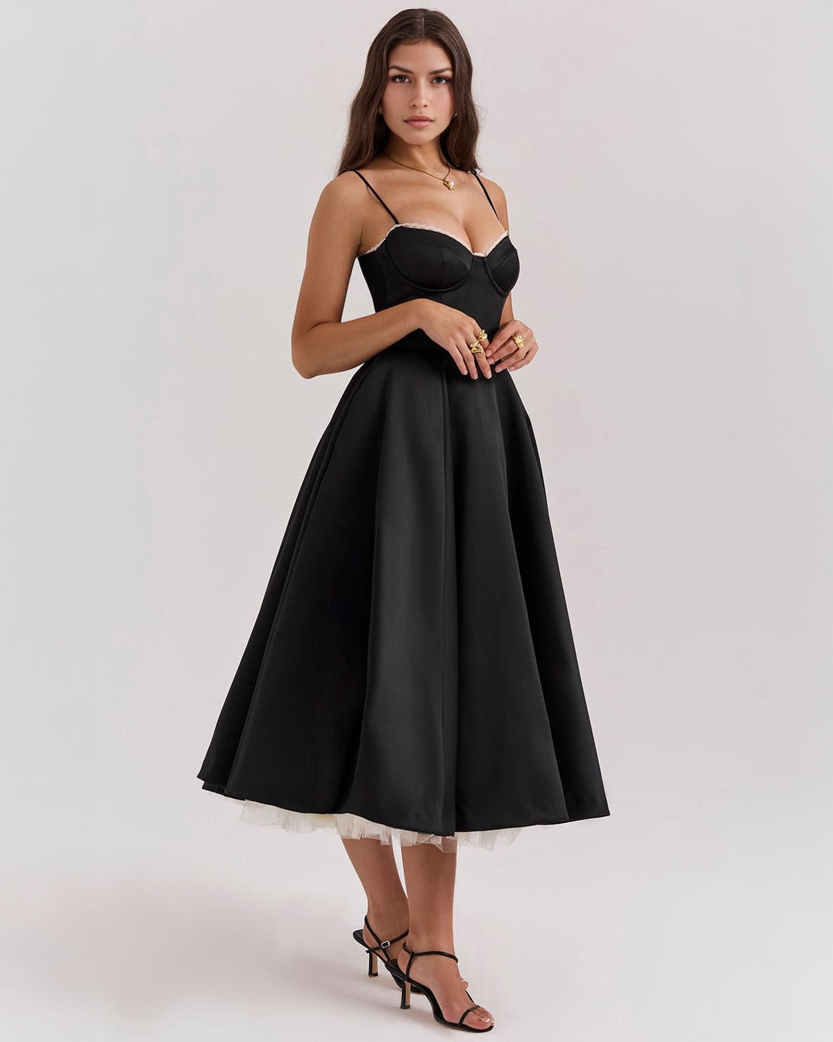 Midi obleka Selene