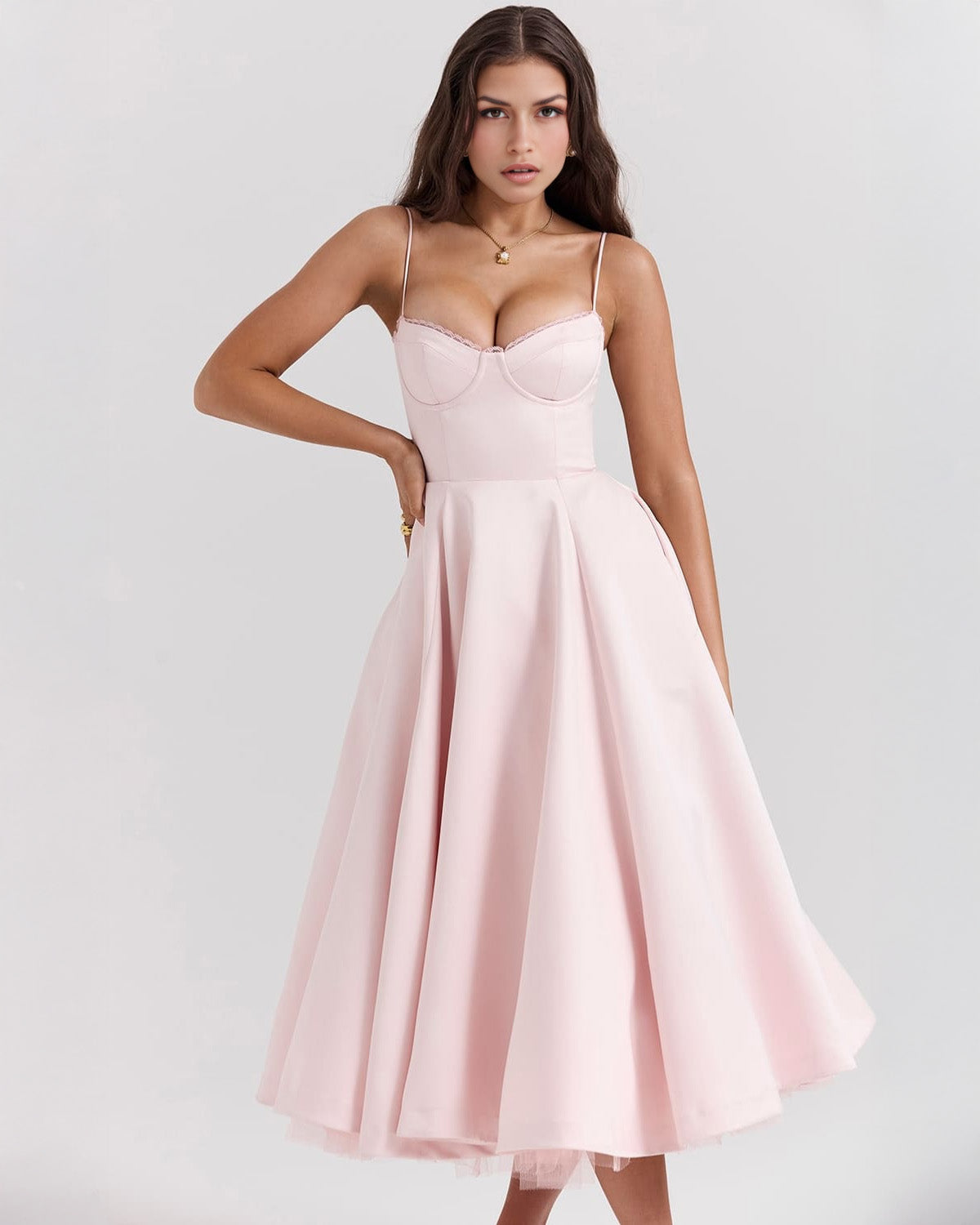 Midi obleka Selene