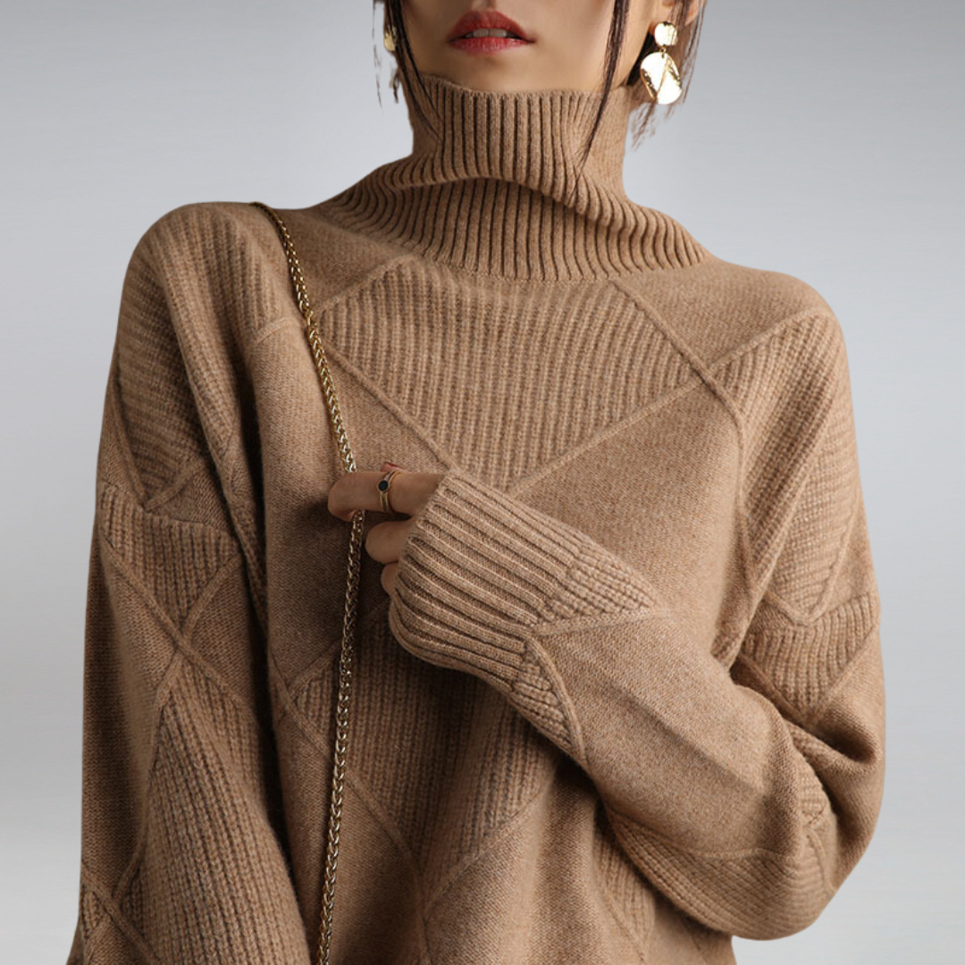 Adelle | Udoben pulover s turtleneckom