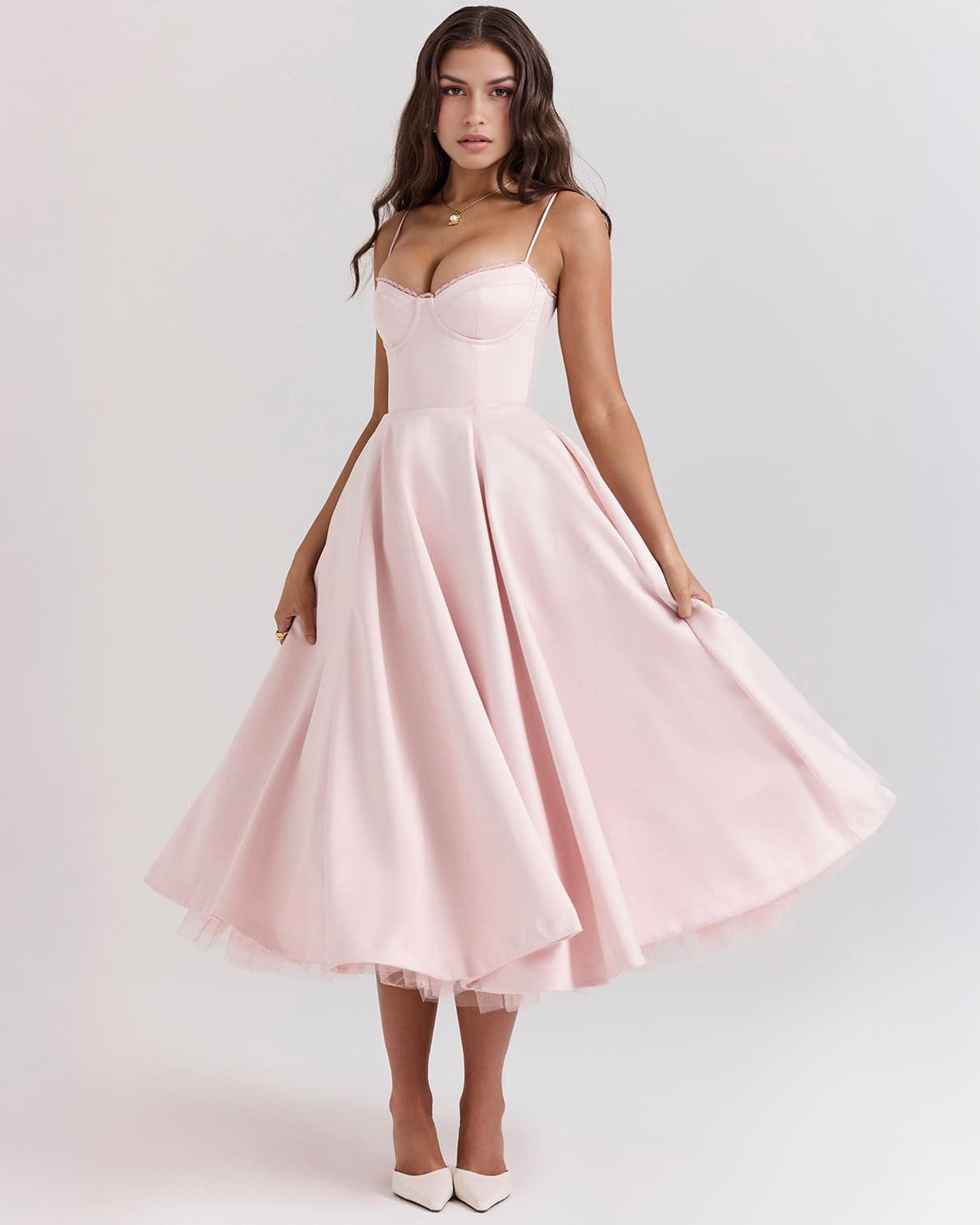 Midi obleka Selene