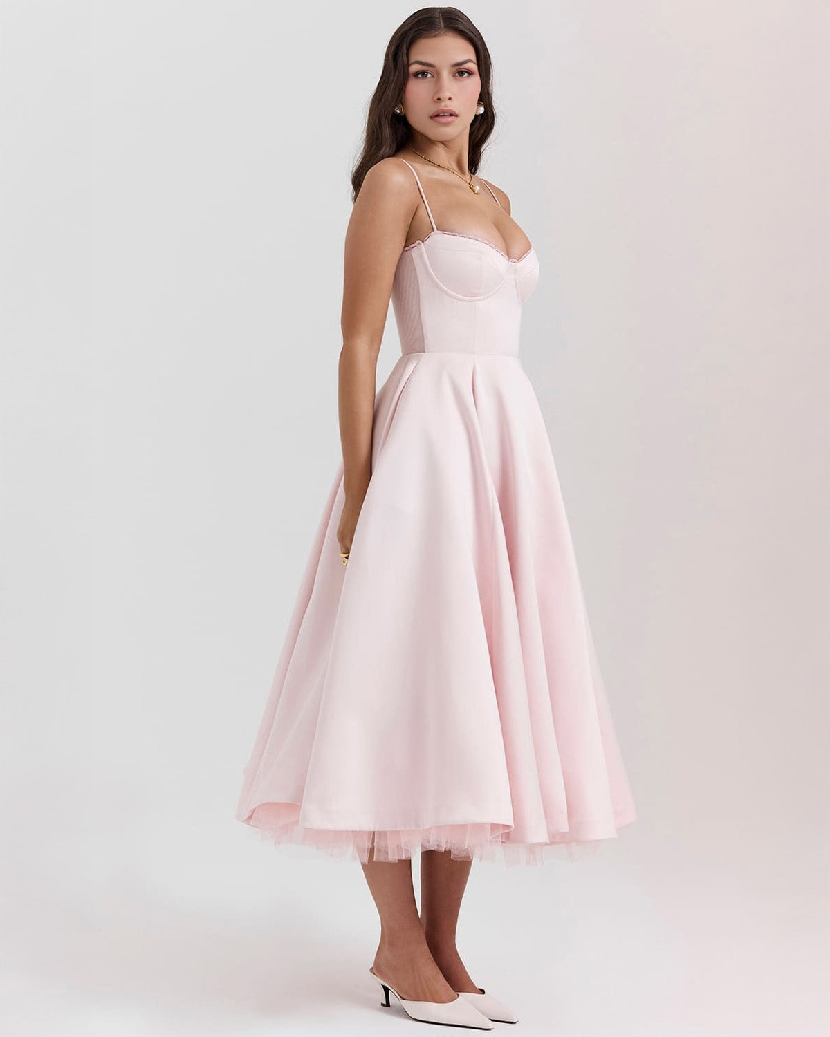 Midi obleka Selene