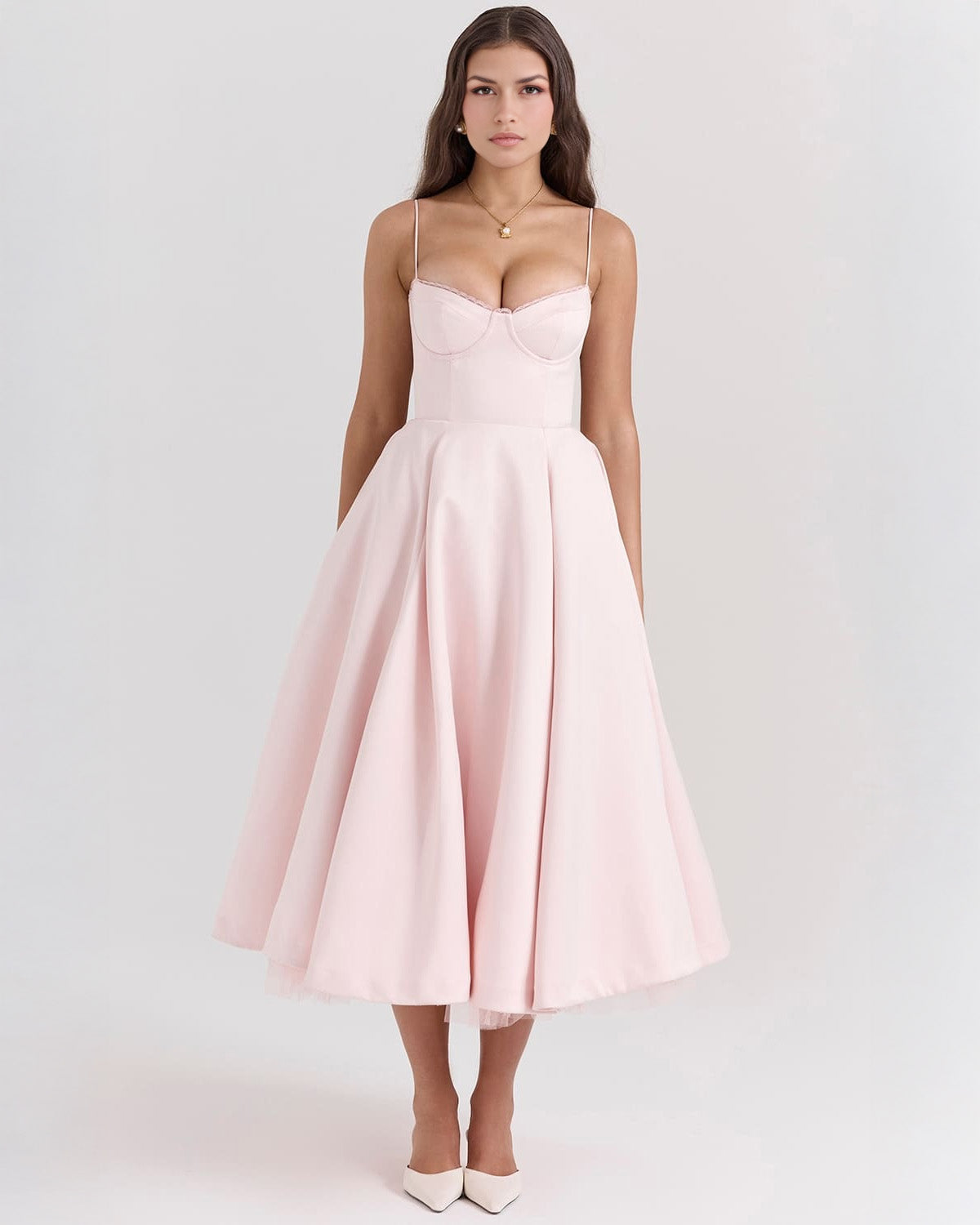 Midi obleka Selene