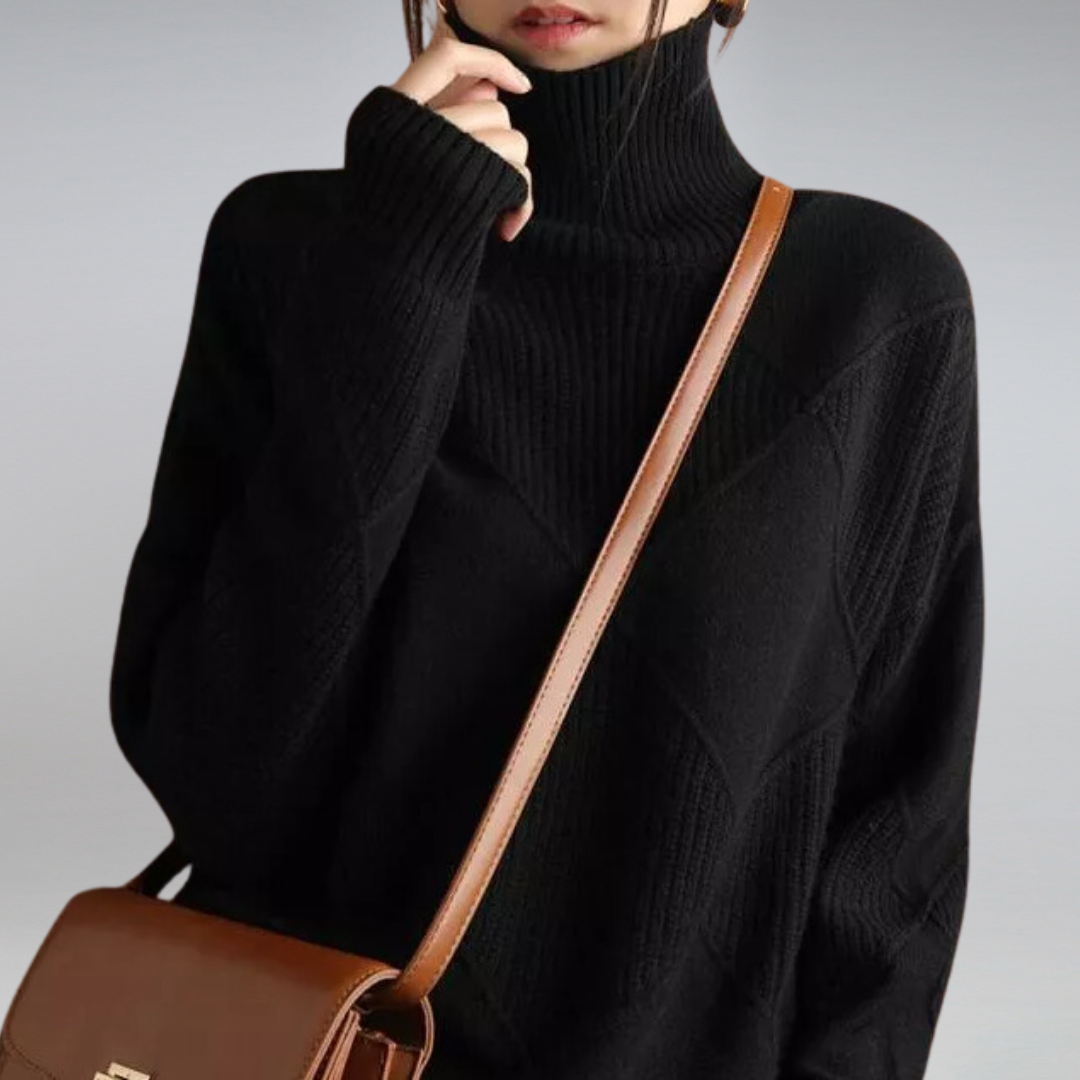 Adelle | Udoben pulover s turtleneckom