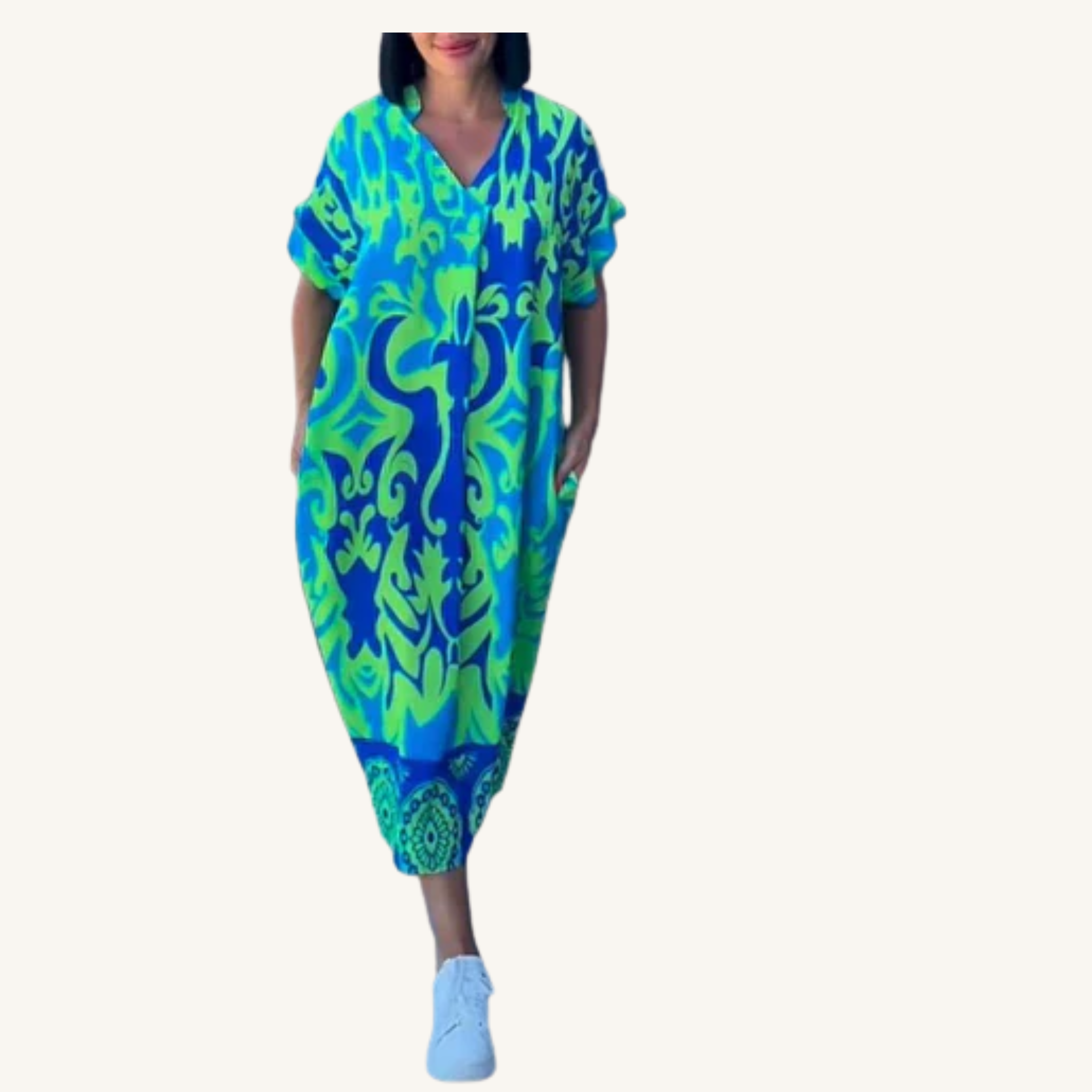 Elena™ - Elegantna cvetna obleka