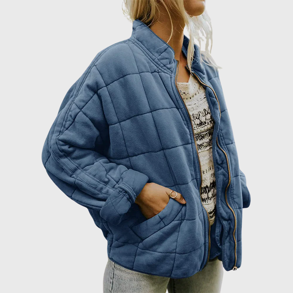 Josiane | Prešita jakna z elegantnim oversize krojem