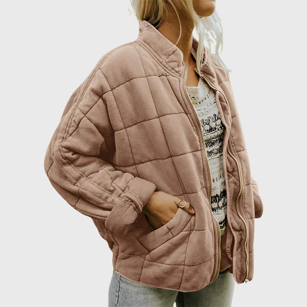 Josiane | Prešita jakna z elegantnim oversize krojem