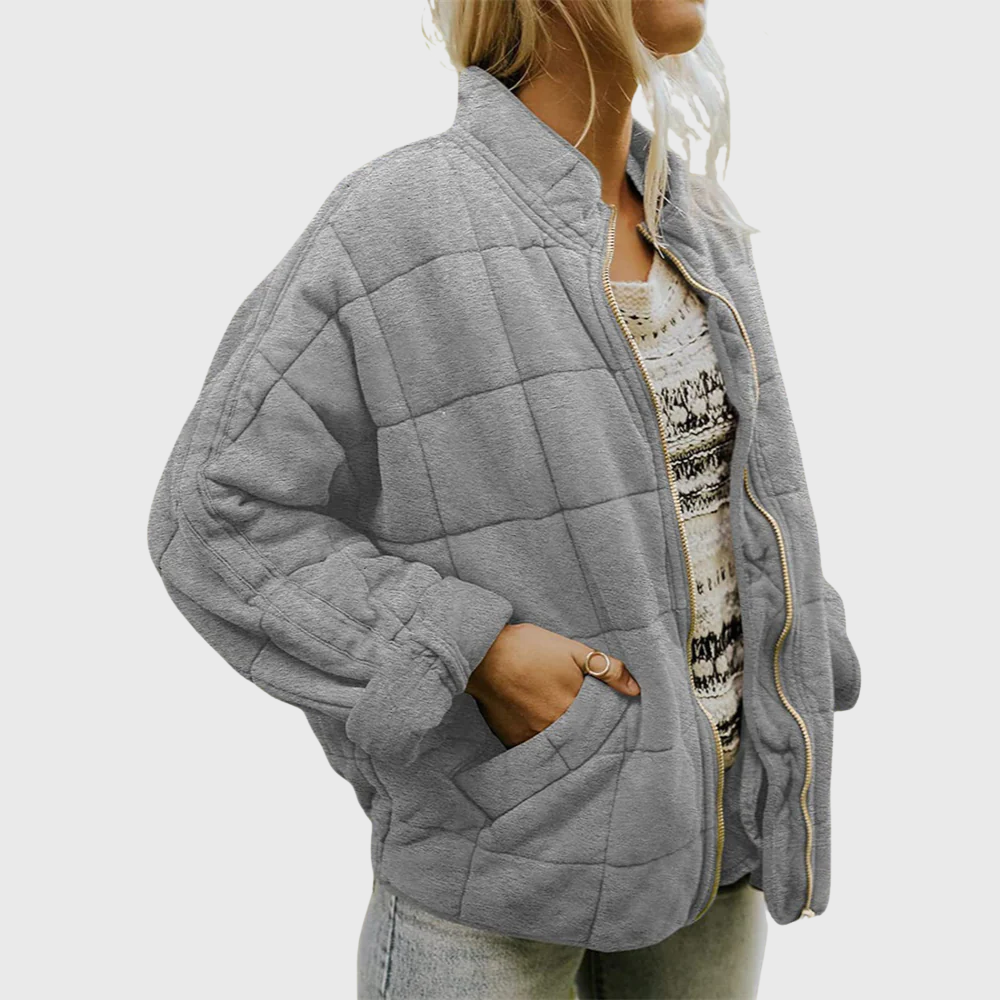 Josiane | Prešita jakna z elegantnim oversize krojem