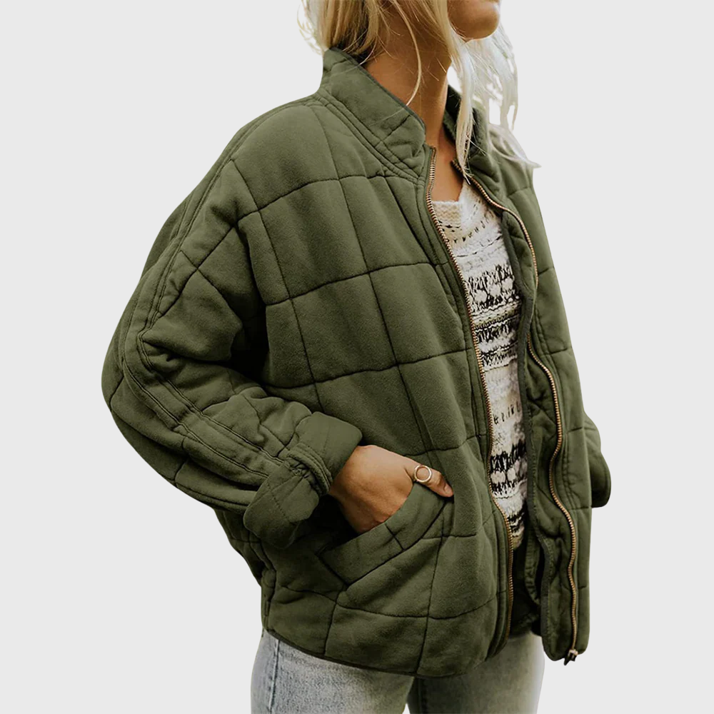 Josiane | Prešita jakna z elegantnim oversize krojem