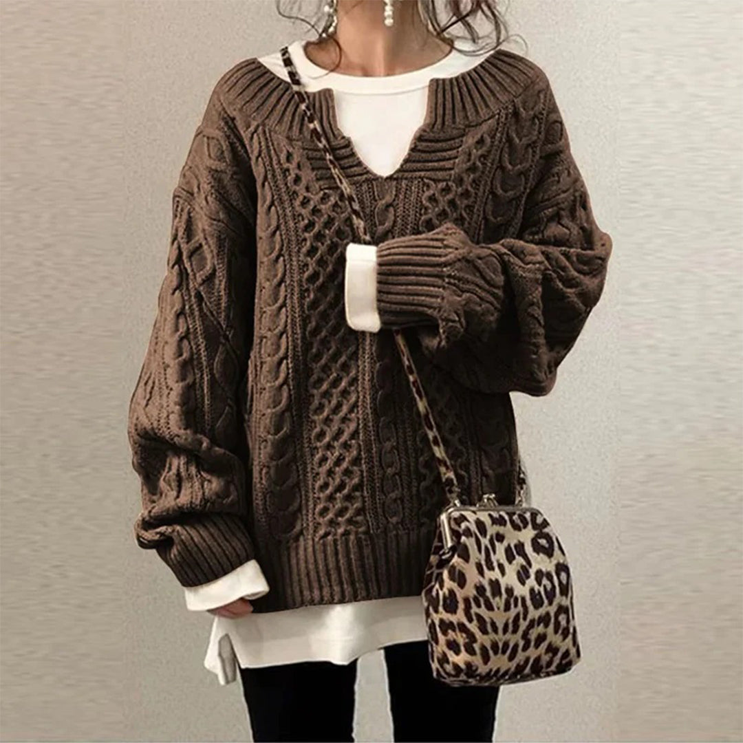 STACY | Prevelik pleten pulover