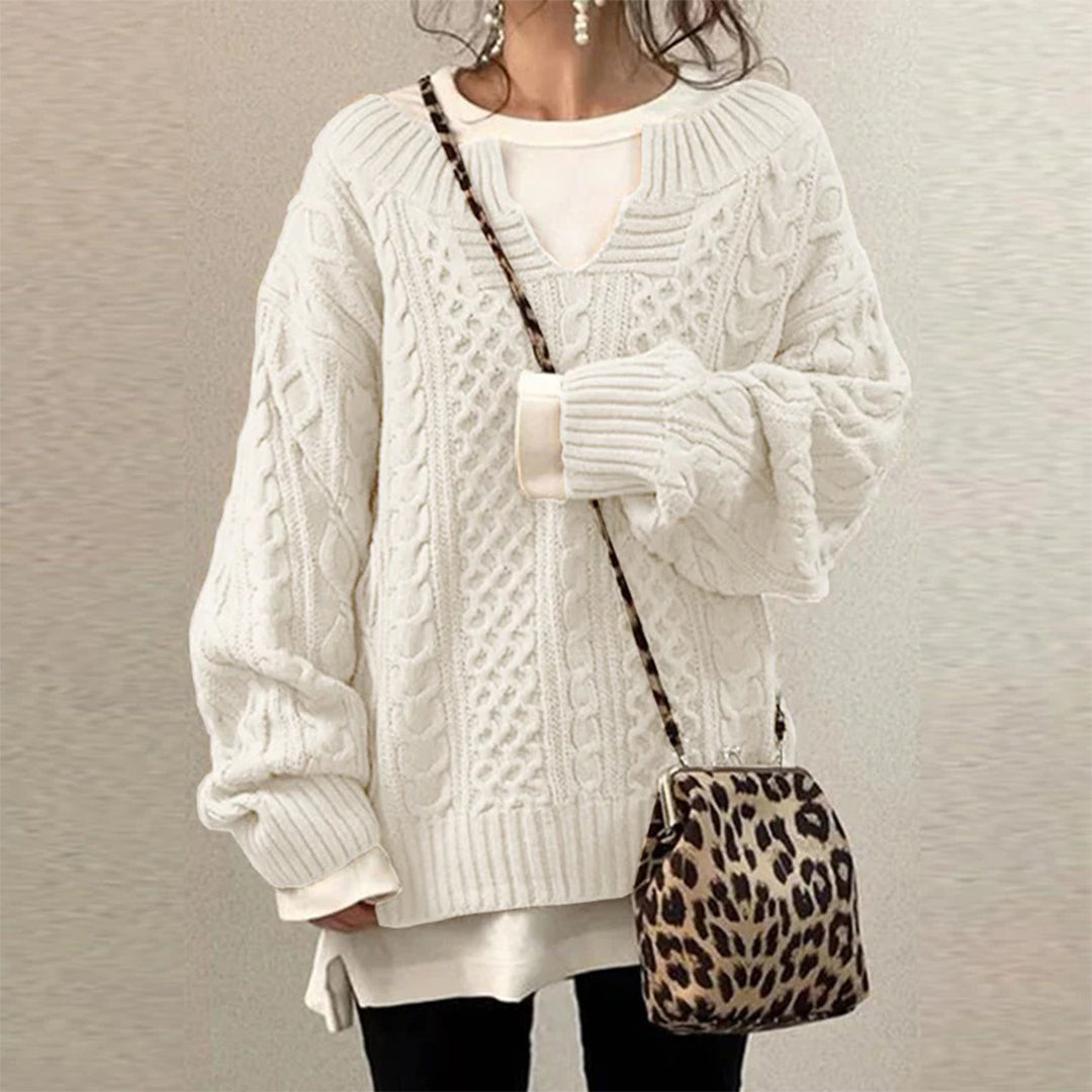 STACY | Prevelik pleten pulover