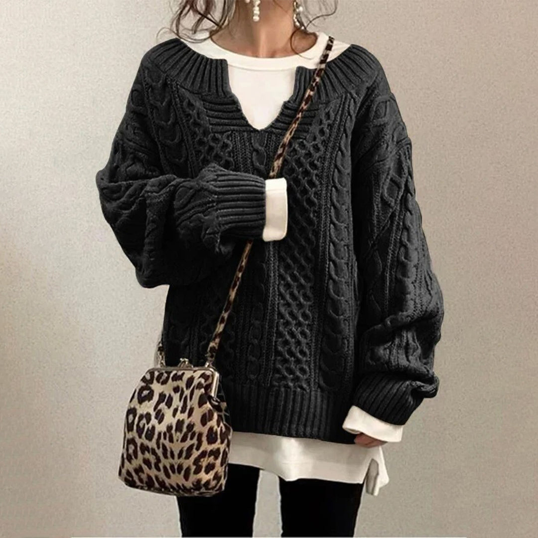STACY | Prevelik pleten pulover