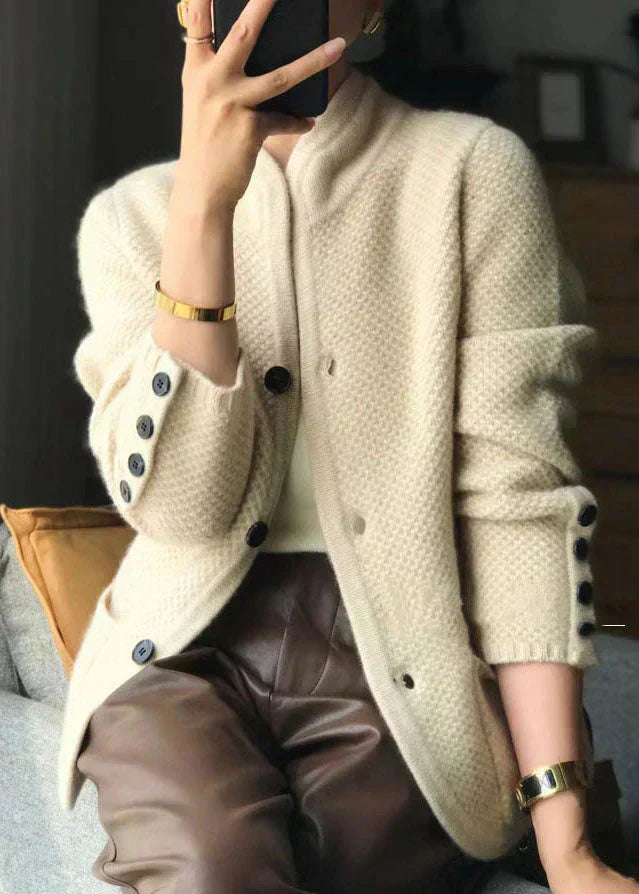 Claire – Gilet iz mešanice kašmirja z gumbi
