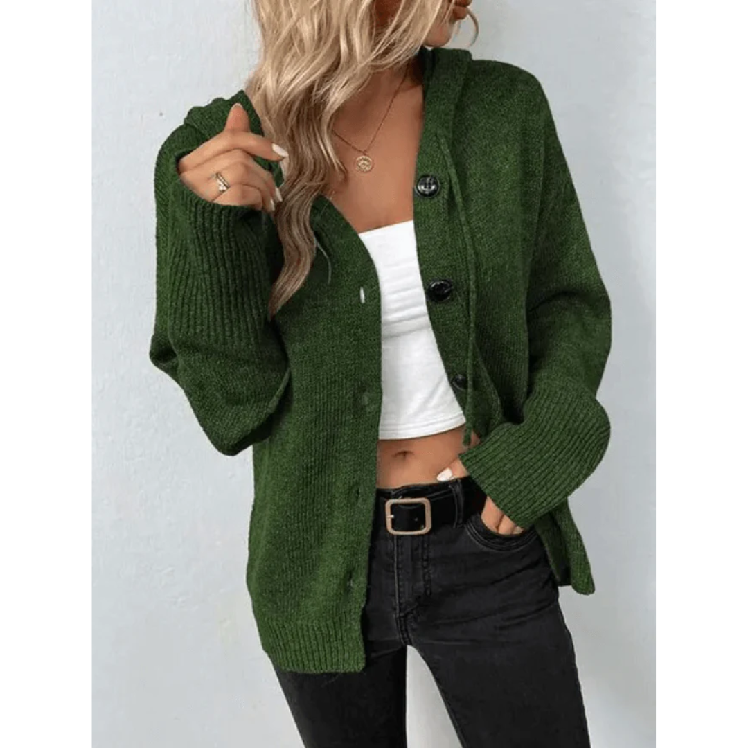 Brittan | Pleten cardigan z gumbi