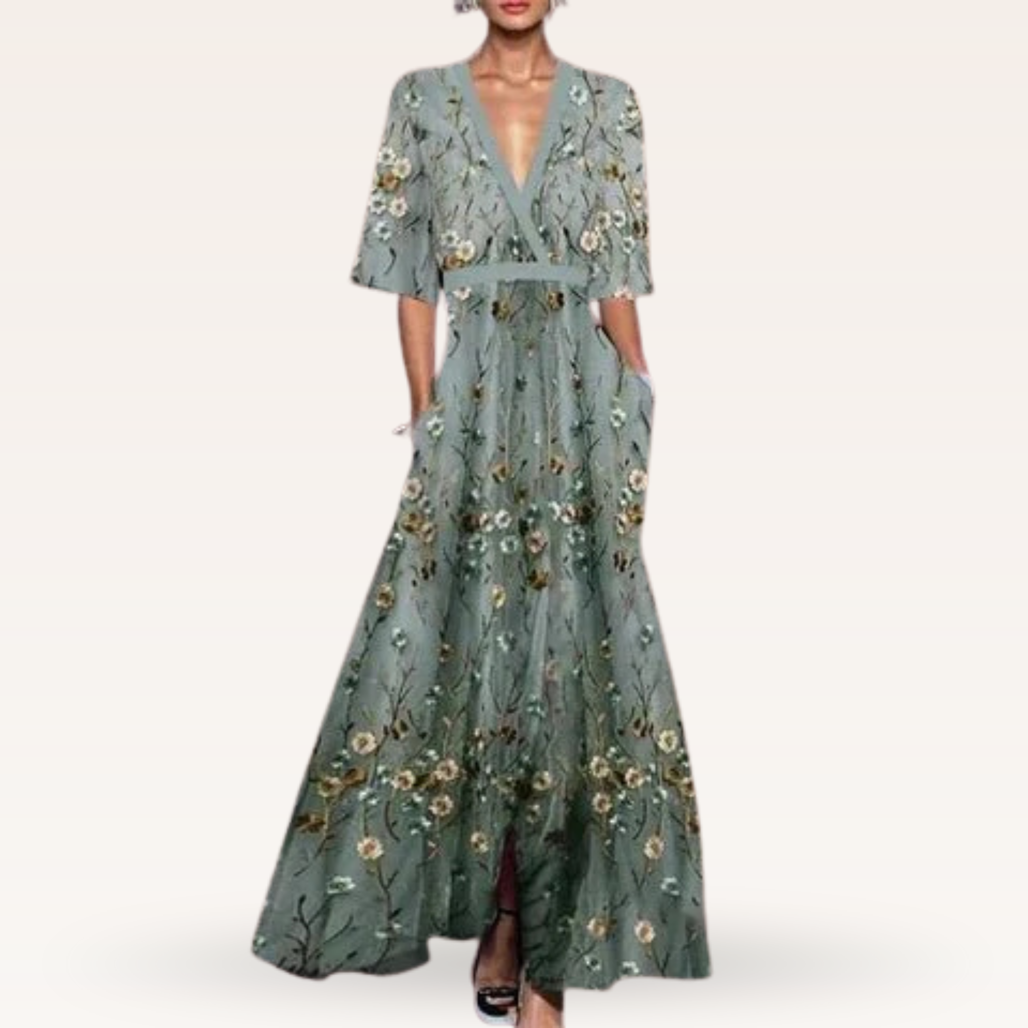 Elin - Elegantna boho obleka