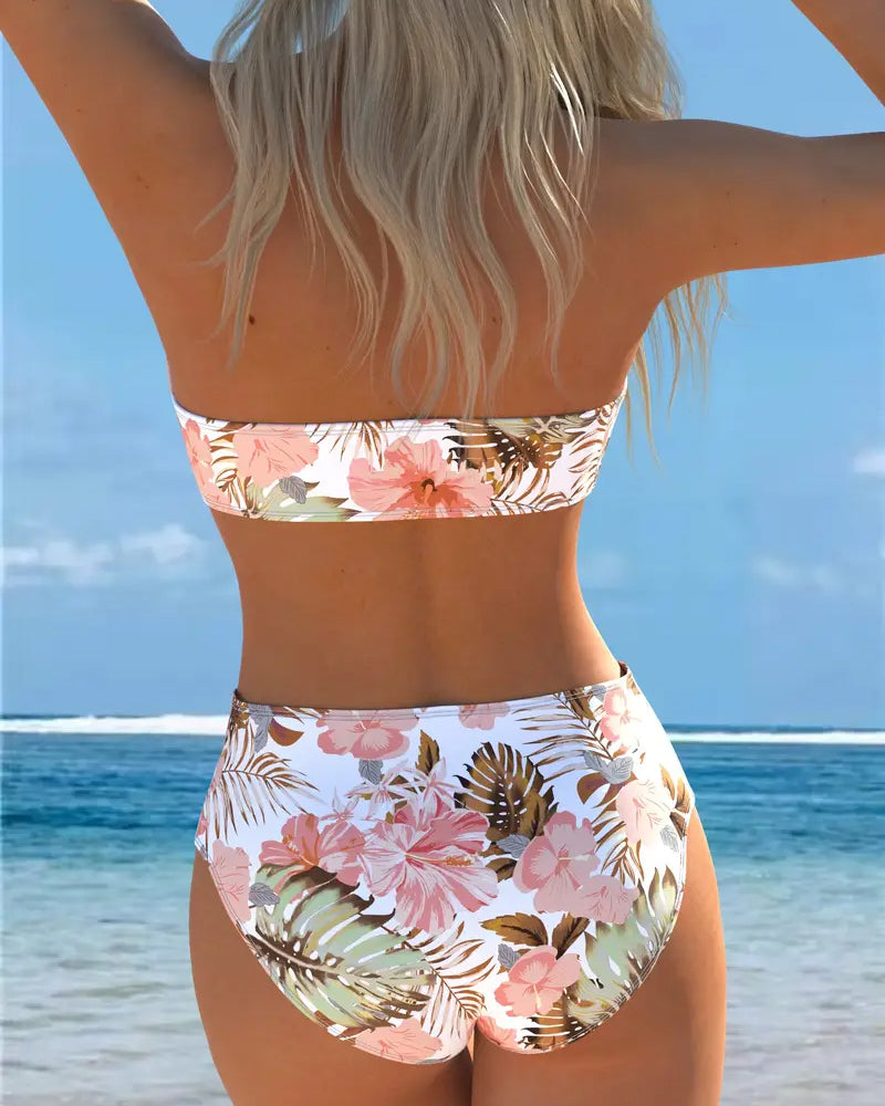 Bikini Bandeau S Tiskom