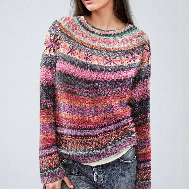 Anna | Pull Fair Isle Classique