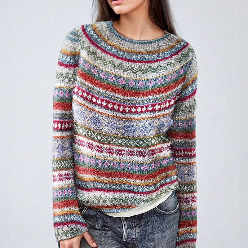 Anna | Klasični Fair Isle pulover