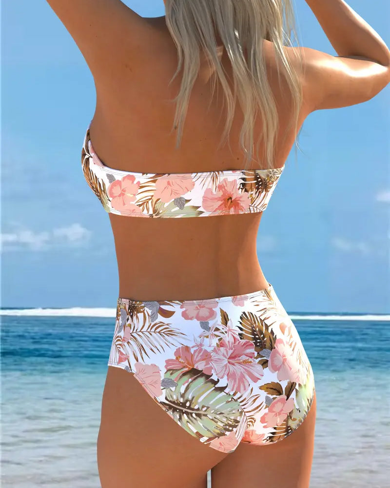 Bikini Bandeau S Tiskom