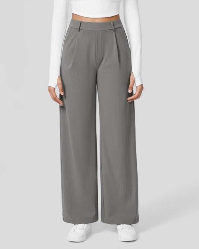 Abby|Pantalon de Costume Décontracté avec Poche