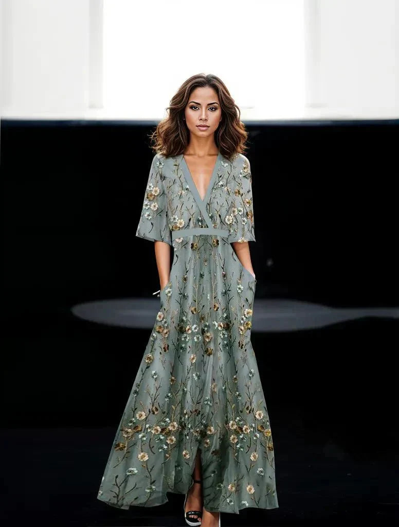 Elin - Elegantna boho obleka