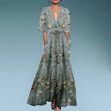 Elin - Elegantna boho obleka