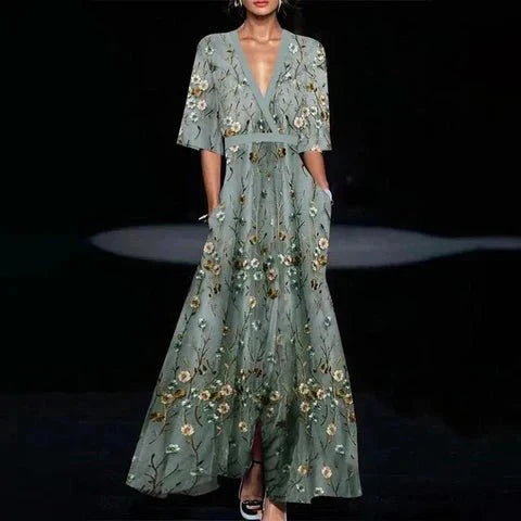 Elin - Elegantna boho obleka