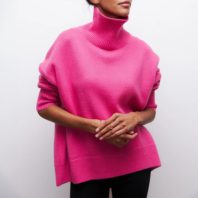 Amelia | Eleganten pulover iz pletenine s turtleneckom