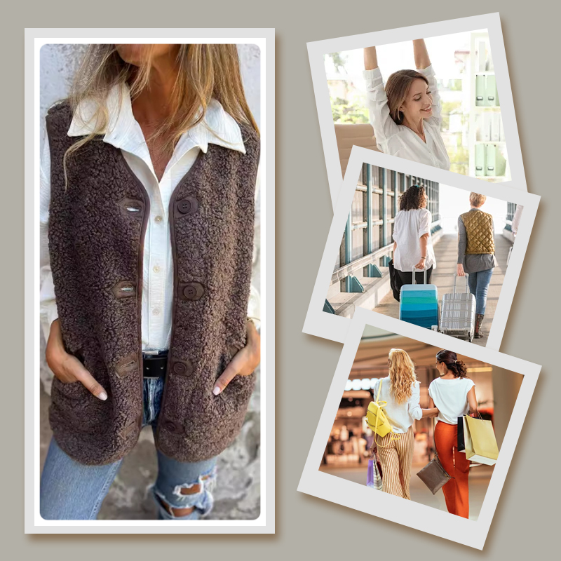 Amanda™ - Gilet z gumbi