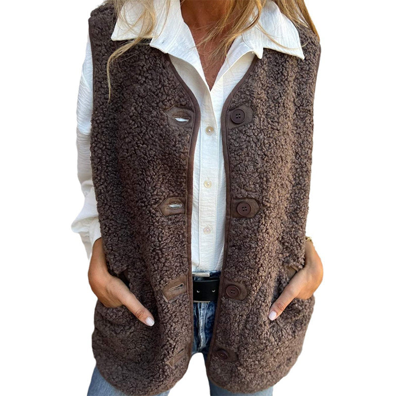 Amanda™ - Gilet z gumbi