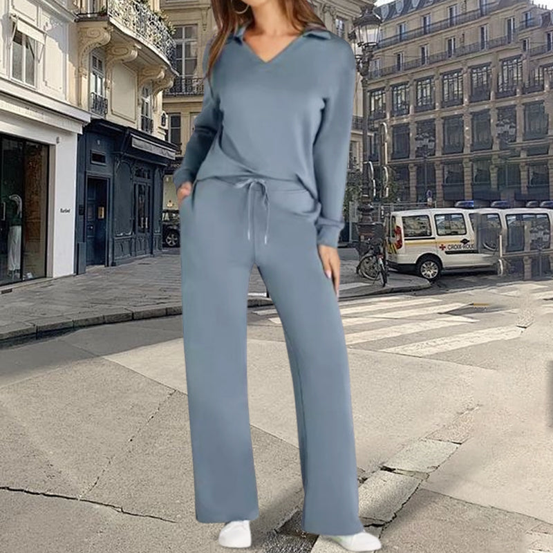 Lize| Moderen in sproščen dvodelni komplet za ženske z dolgimi rokavi 🌟👗